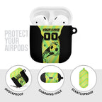 Personalised Matildas AirPods Case Running Kangaroo Soccer Player Chevron Lines