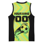 Personalised Matildas Basketball Jersey Running Kangaroo Soccer Player Chevron Lines