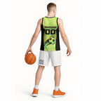 Personalised Matildas Basketball Jersey Running Kangaroo Soccer Player Chevron Lines