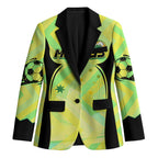 Personalised Matildas Blazer Running Kangaroo Soccer Player Chevron Lines