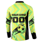 Personalised Matildas Button Sweatshirt Running Kangaroo Soccer Player Chevron Lines