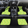 Personalised Matildas Car Mats Running Kangaroo Soccer Player Chevron Lines