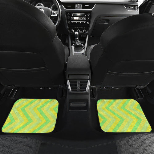 Personalised Matildas Car Mats Running Kangaroo Soccer Player Chevron Lines