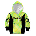 Personalised Matildas Kid Hoodie Running Kangaroo Soccer Player Chevron Lines