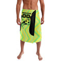 Personalised Matildas Lavalava Running Kangaroo Soccer Player Chevron Lines