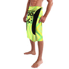 Personalised Matildas Lavalava Running Kangaroo Soccer Player Chevron Lines