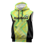 Personalised Matildas Sleeveless Hoodie Running Kangaroo Soccer Player Chevron Lines