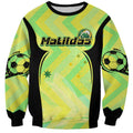 Personalised Matildas Sweatshirt Running Kangaroo Soccer Player Chevron Lines