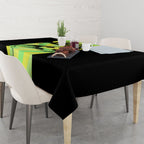 Personalised Matildas Tablecloth Running Kangaroo Soccer Player Chevron Lines