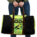 Personalised Matildas Travel Bag Running Kangaroo Soccer Player Chevron Lines