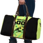 Personalised Matildas Travel Bag Running Kangaroo Soccer Player Chevron Lines