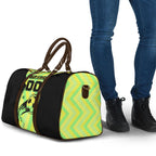 Personalised Matildas Travel Bag Running Kangaroo Soccer Player Chevron Lines
