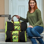 Personalised Matildas Travel Bag Running Kangaroo Soccer Player Chevron Lines