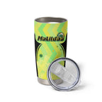 Personalised Matildas Tumbler Cup Running Kangaroo Soccer Player Chevron Lines