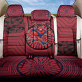Melbourne Football Club Back Car Seat Cover Indigenous Monochrome Dot Art Mascot Style