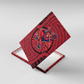 Melbourne Football Club Canvas Wall Art Indigenous Monochrome Dot Art Mascot Style