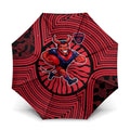 Melbourne Football Club Umbrella Indigenous Monochrome Dot Art Mascot Style