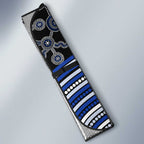North Melbourne Kangaroos Auto Sun Shade Indigenous Monochrome Dot Art Mascot Style