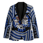 North Melbourne Kangaroos Blazer Indigenous Monochrome Dot Art Mascot Style