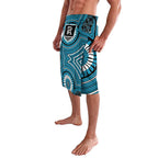 Port Adelaide Football Club Lavalava Indigenous Monochrome Dot Art Mascot Style