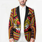 Richmond Football Club Blazer Indigenous Monochrome Dot Art Mascot Style