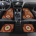 Richmond Football Club Car Mats Indigenous Monochrome Dot Art Mascot Style
