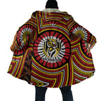 Richmond Football Club Cloak Indigenous Monochrome Dot Art Mascot Style