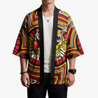 Richmond Football Club Kimono Indigenous Monochrome Dot Art Mascot Style