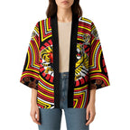 Richmond Football Club Kimono Indigenous Monochrome Dot Art Mascot Style
