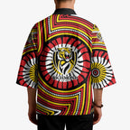 Richmond Football Club Kimono Indigenous Monochrome Dot Art Mascot Style