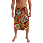 Richmond Football Club Lavalava Indigenous Monochrome Dot Art Mascot Style