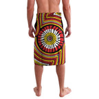 Richmond Football Club Lavalava Indigenous Monochrome Dot Art Mascot Style