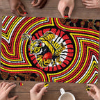 Richmond Football Club Puzzle Indigenous Monochrome Dot Art Mascot Style