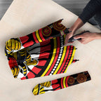 Richmond Football Club Umbrella Indigenous Monochrome Dot Art Mascot Style