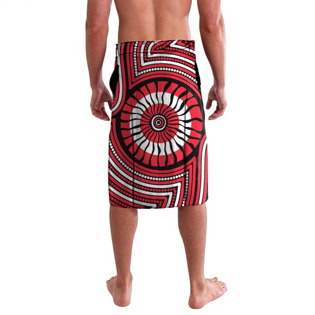 St Kilda Football Club Lavalava Indigenous Monochrome Dot Art Mascot Style