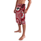 St Kilda Football Club Lavalava Indigenous Monochrome Dot Art Mascot Style