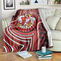 Sydney Swans Blanket Indigenous Monochrome Dot Art Mascot Style