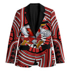 Sydney Swans Blazer Indigenous Monochrome Dot Art Mascot Style