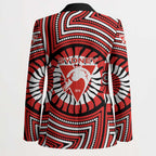 Sydney Swans Blazer Indigenous Monochrome Dot Art Mascot Style