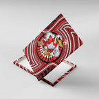 Sydney Swans Canvas Wall Art Indigenous Monochrome Dot Art Mascot Style