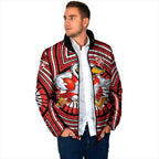 Sydney Swans Padded Jacket Indigenous Monochrome Dot Art Mascot Style