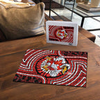 Sydney Swans Puzzle Indigenous Monochrome Dot Art Mascot Style
