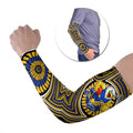 West Coast Eagles Arm Sleeves Indigenous Monochrome Dot Art Mascot Style