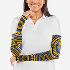 West Coast Eagles Arm Sleeves Indigenous Monochrome Dot Art Mascot Style