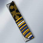 West Coast Eagles Auto Sun Shade Indigenous Monochrome Dot Art Mascot Style