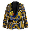West Coast Eagles Blazer Indigenous Monochrome Dot Art Mascot Style