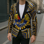 West Coast Eagles Blazer Indigenous Monochrome Dot Art Mascot Style
