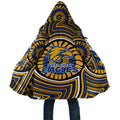 West Coast Eagles Cloak Indigenous Monochrome Dot Art Mascot Style