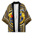 West Coast Eagles Kimono Indigenous Monochrome Dot Art Mascot Style