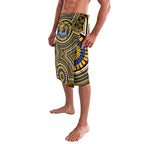 West Coast Eagles Lavalava Indigenous Monochrome Dot Art Mascot Style
